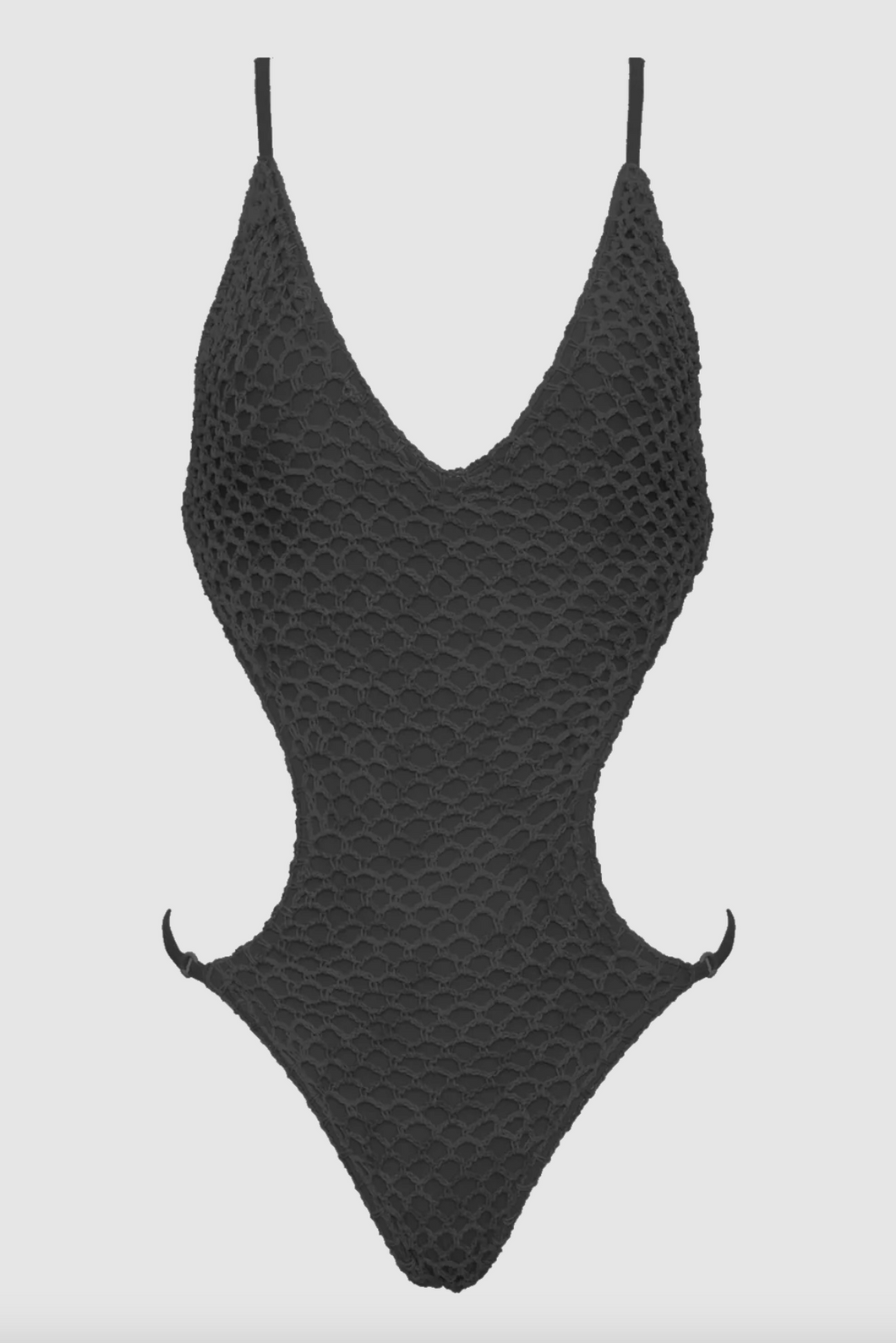 Acacia Swimwear Aria Crochet One Piece in Licorice