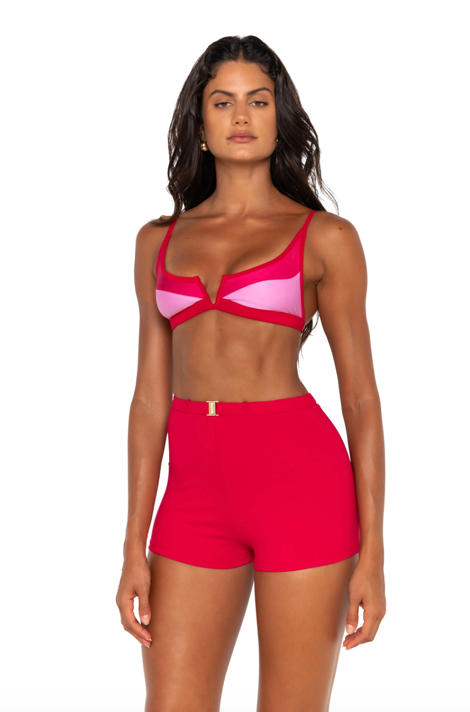 FAE Swim Gia Shorts - Strawberry
