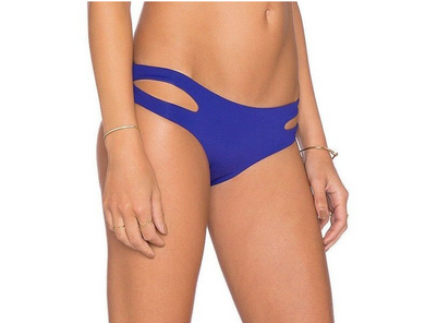 L*Space Swimwear 'Estella' Bikini Bottom in Sapphire