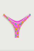 Frankies Bikinis Full Moon Micro Bikini Bottom in Pond Daisy