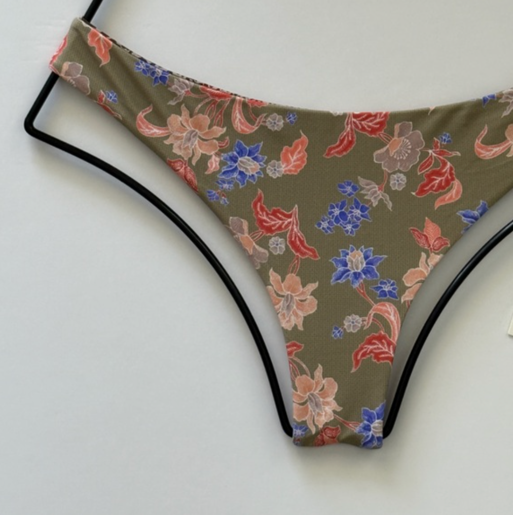 Acacia Swimwear Ho'okipa Bikini Bottom - Lovina Floral | Back view