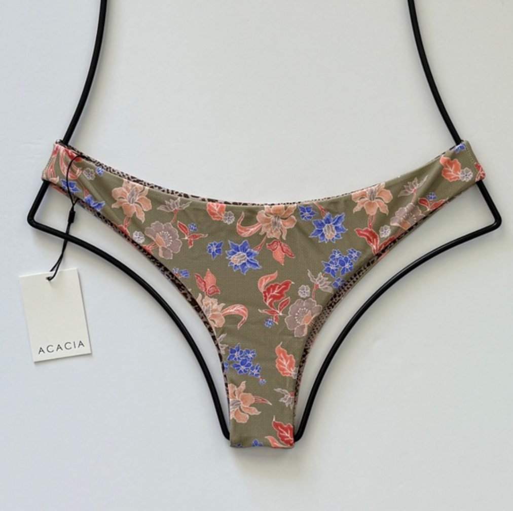 Acacia Swimwear Ho'okipa Bikini Bottom - Lovina Floral | Alternate view
