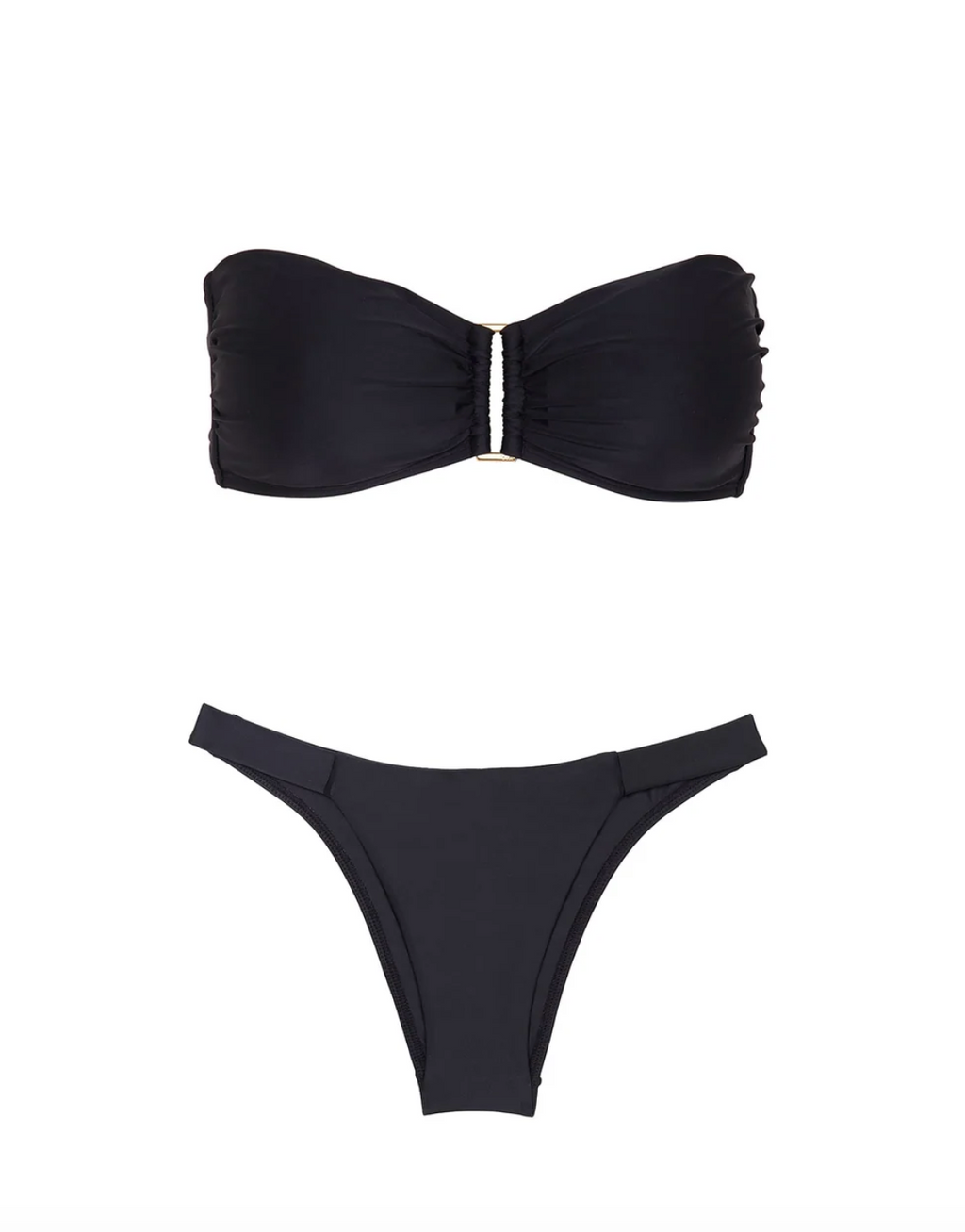 ViX Swimwear Fany Cheeky Bikini Bottom - Black