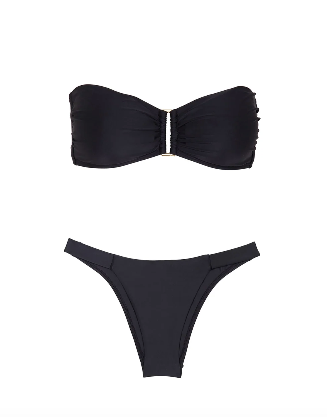 ViX Swimwear Fany Cheeky Bikini Bottom - Black
