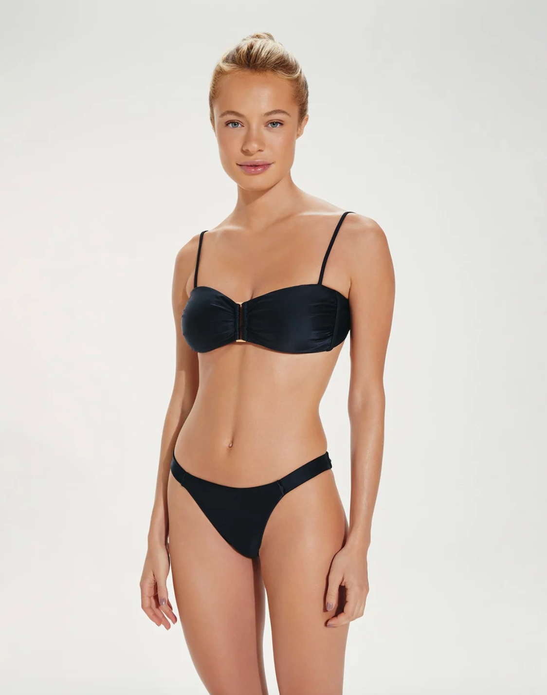 ViX Swimwear Fany Cheeky Bikini Bottom - Black