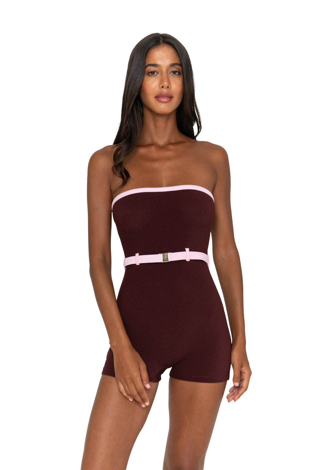 FAE Swim Stevie Playsuit - Milkshake