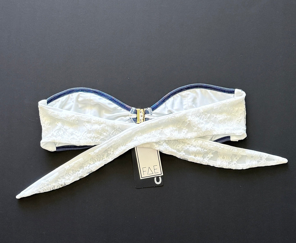 FAE Swim Tallara Top - Lace & Denim