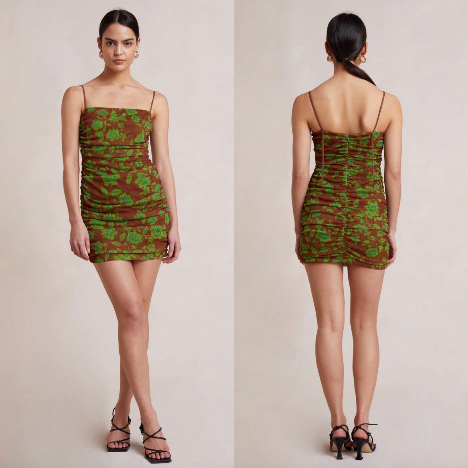 Bec & Bridge + Bridge Blossom Mesh Mini Dress - US 12