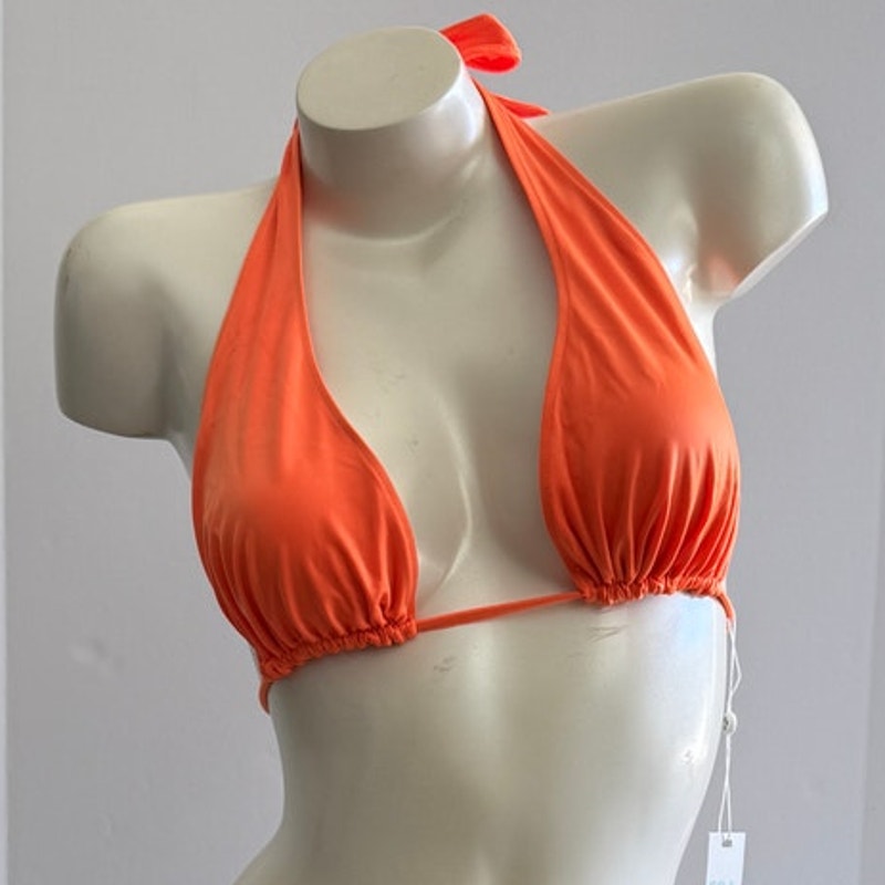Frankies Bikinis Diana Shine Halter Bikini Top - Cuties | Alternate view