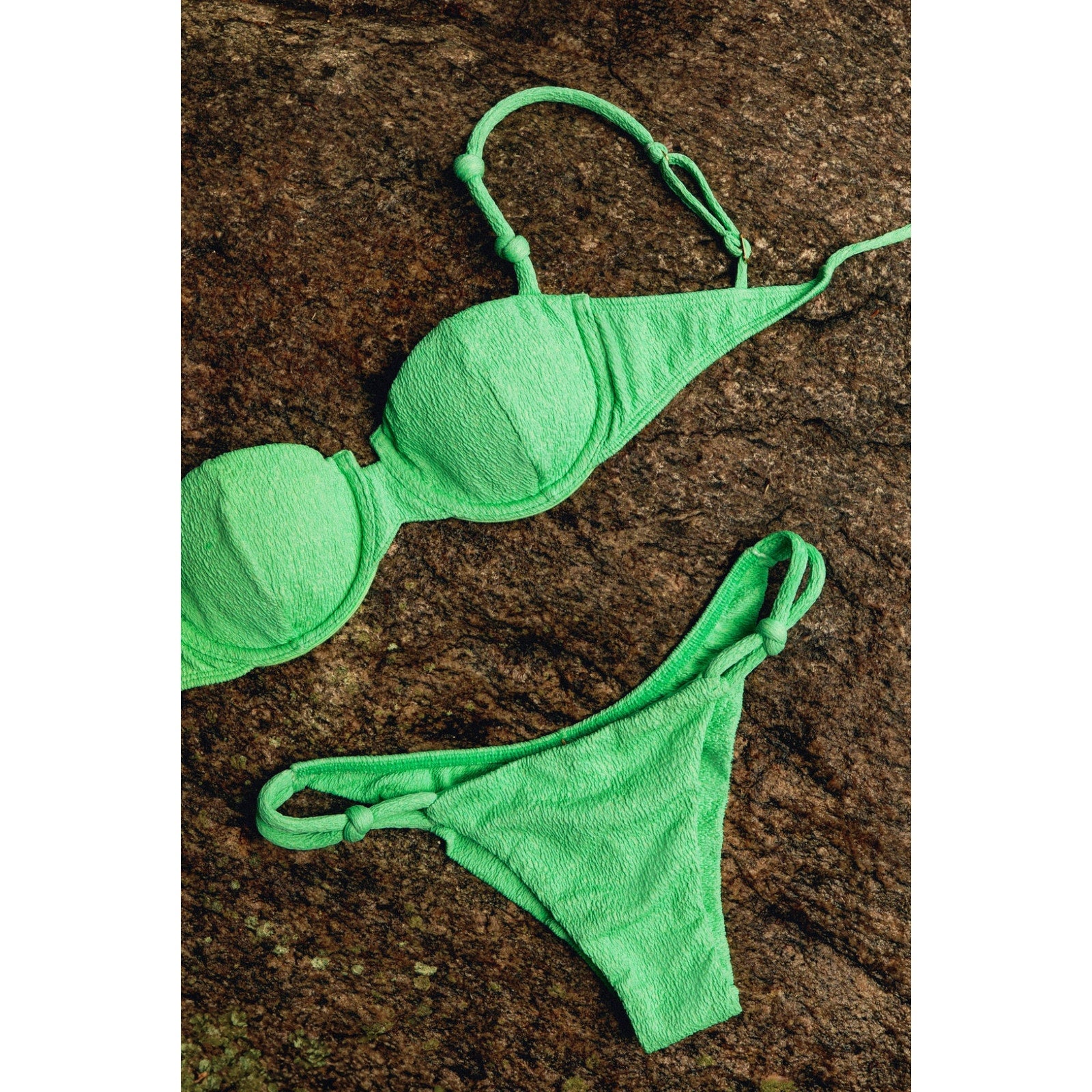 ViX Paula Hermanny ViX Swimwear Edie Brazilian Bikini Bottom - Seaside Green | Alternate view