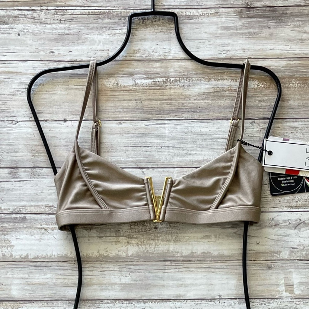 FAE Swim Herbert Bikini Top - Toffee | Alternate view