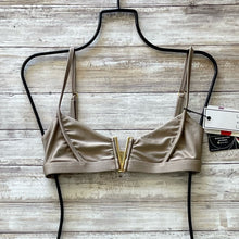 Fae Swimwear Herbert Bralette Bikini Top in Toffee