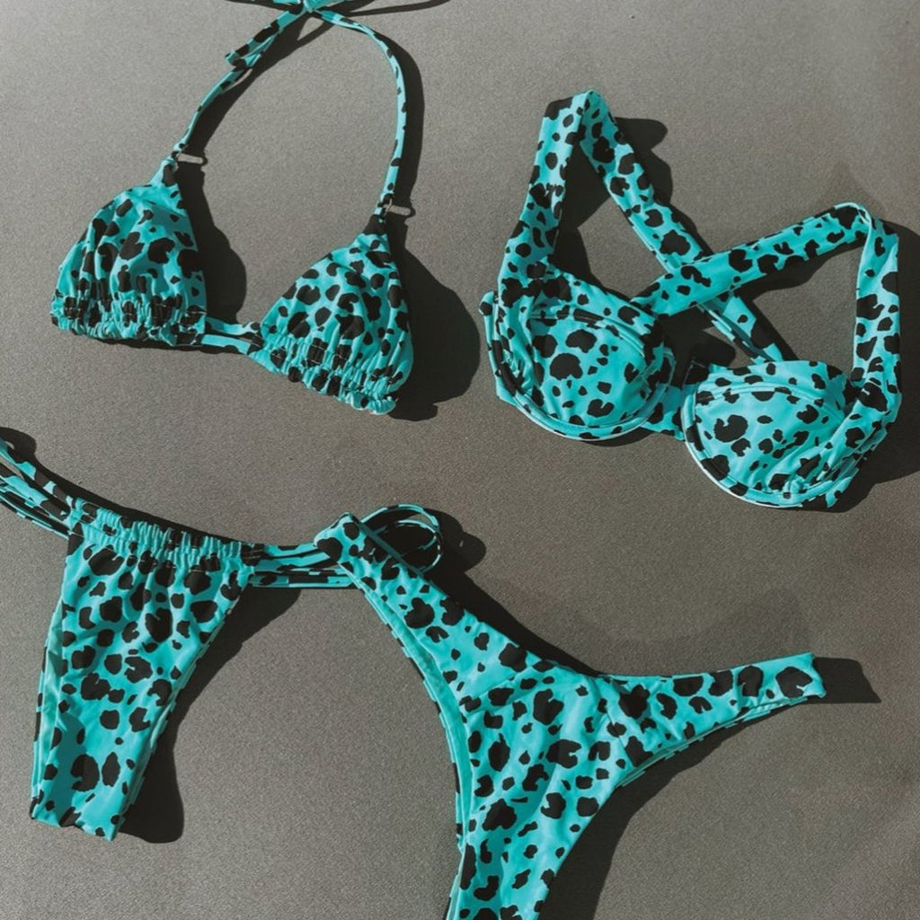 Beach Bunny Swimwear Sydney Tango Bikini Bottom - Animal | Alternate view