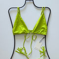 Acacia Swimwear Natalia Bikini Top - Wasabi | Front view