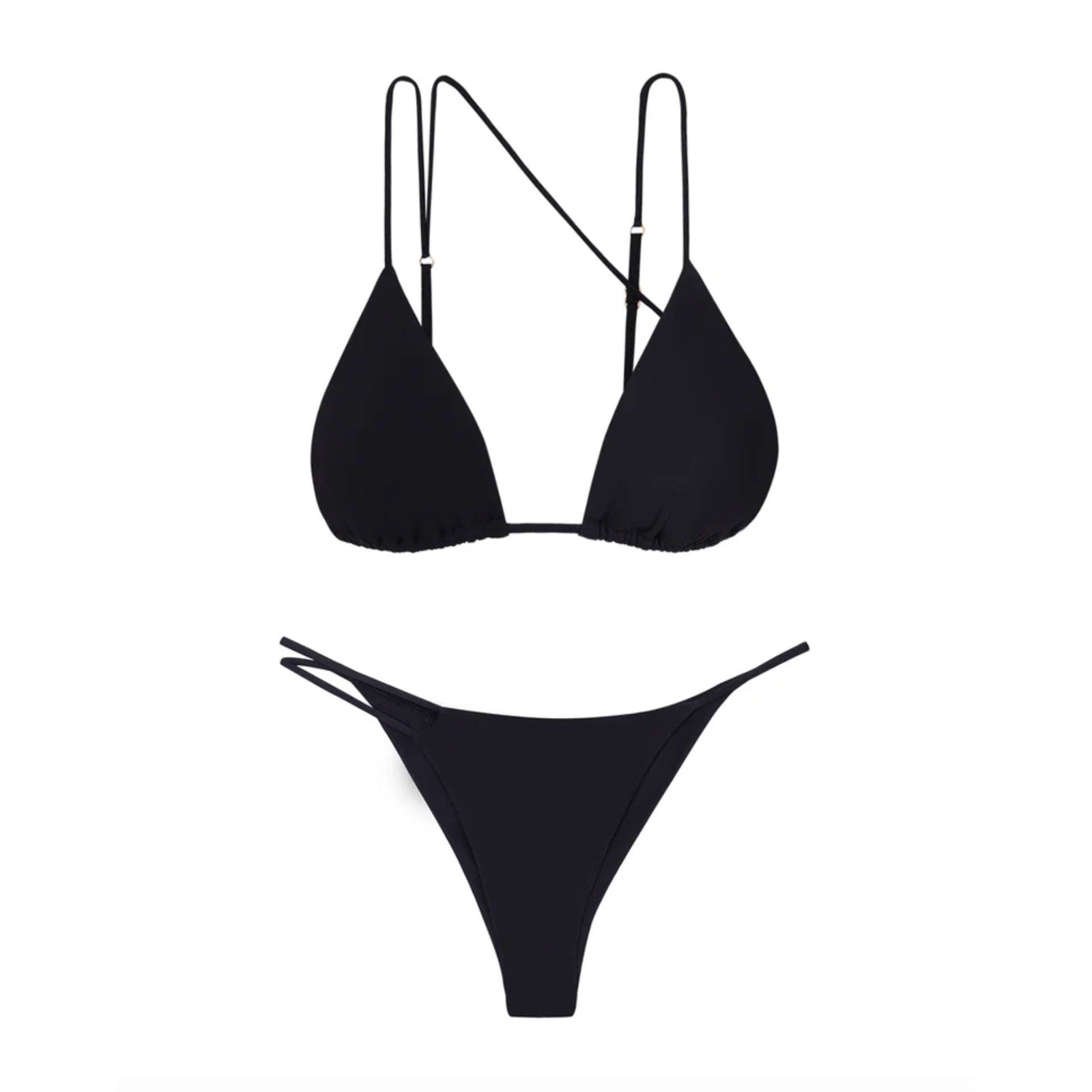 ViX Paula Hermanny ViX Swim Nara Parallel Tri Bikini Top in Black | Alternate view