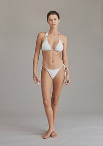 Acacia Swimwear Acacia Swimwear LISBOA Crochet Bikini Top - Pikake - Triangle Top - Size XL – PerfectKini