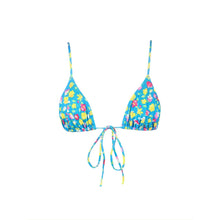 Heavy Manners Swim Triangle Front Tie Bikini Top in Mercer St.