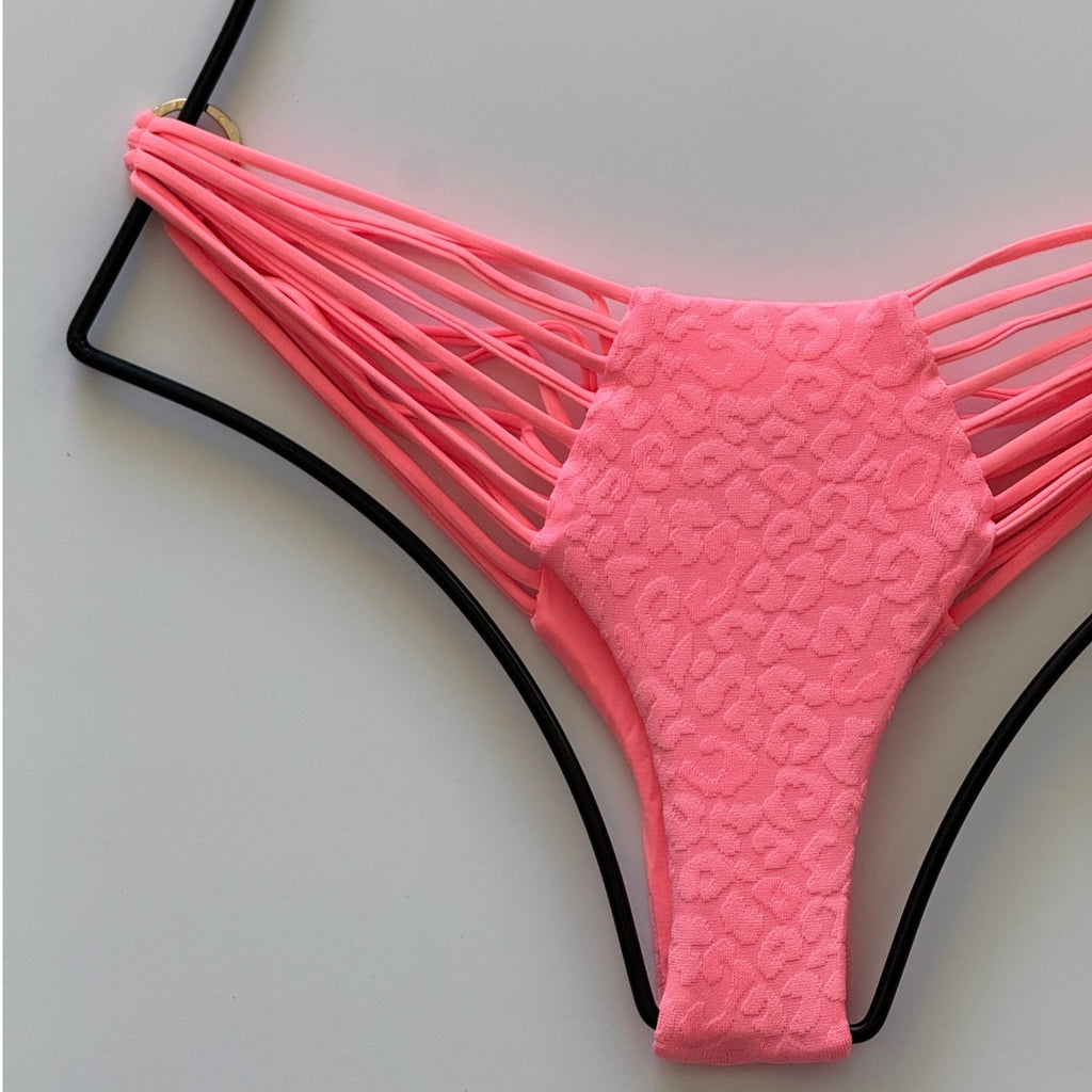 Beach Bunny Swimwear Indy Micro Tango Bikini Bottom - New | Back view