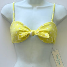 Beach Bunny Layla Bandeau Bikini Top – Lemon Polka Dot