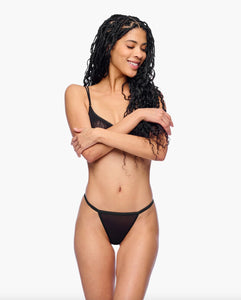 Cosabella Cosabella Black Mesh Soire Confidence G-String Panty – PerfectKini