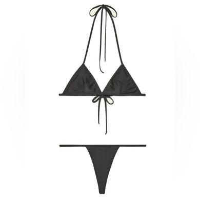 Gucci Gucci Black Interlocking G Jersey Minimal Coverage Bikini Super Rare NEW Size L  – PerfectKini