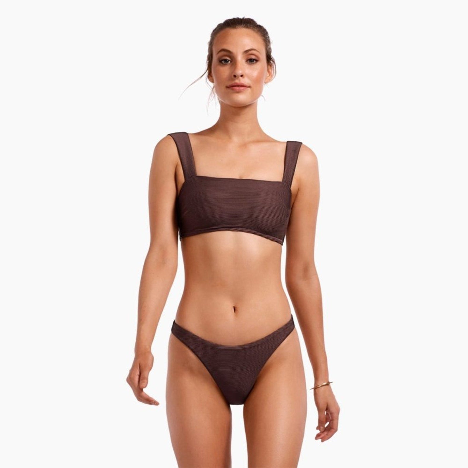 Vitamin A Swimwear California High Leg Bikini Bottom - Sultana BioRib | Alternate view