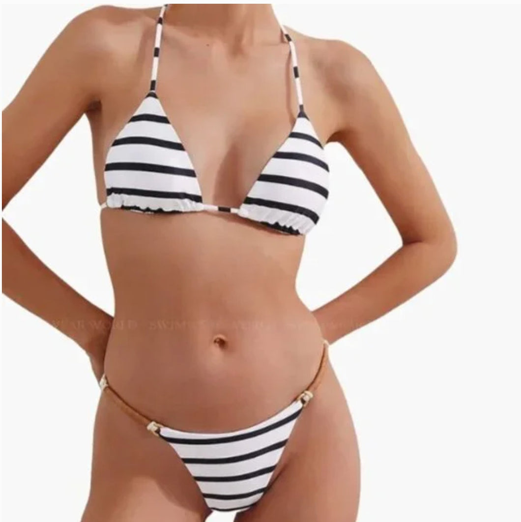 Vix by Paula Hermanny ViX Swim PERRINE Dri Detail Bikini Set - Black - RARE - XL/L – PerfectKini