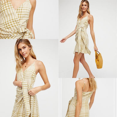 Free People Free People NODIA Wrap Mini Dress – PerfectKini