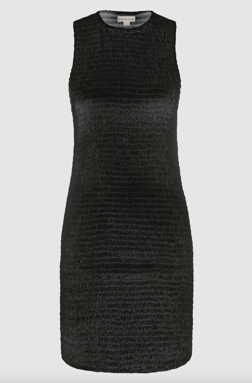 Acacia Swimwear Acacia Swimwear KIRRA Dress - Licorice - Organic Cotton Mini Dress - Size Large – PerfectKini