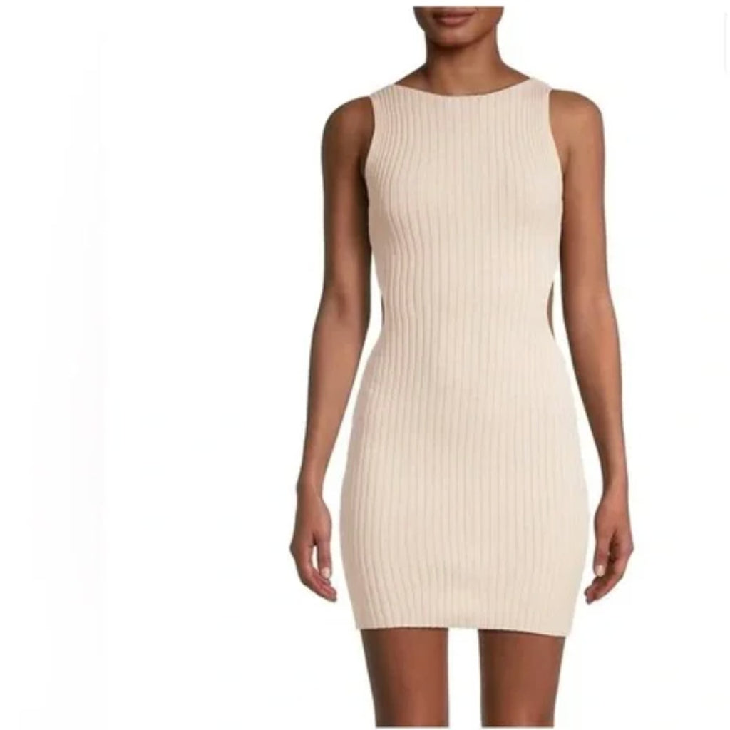 Amanda Uprichard Bec + Bridge Alexis Knit Mini Dress - Cream
