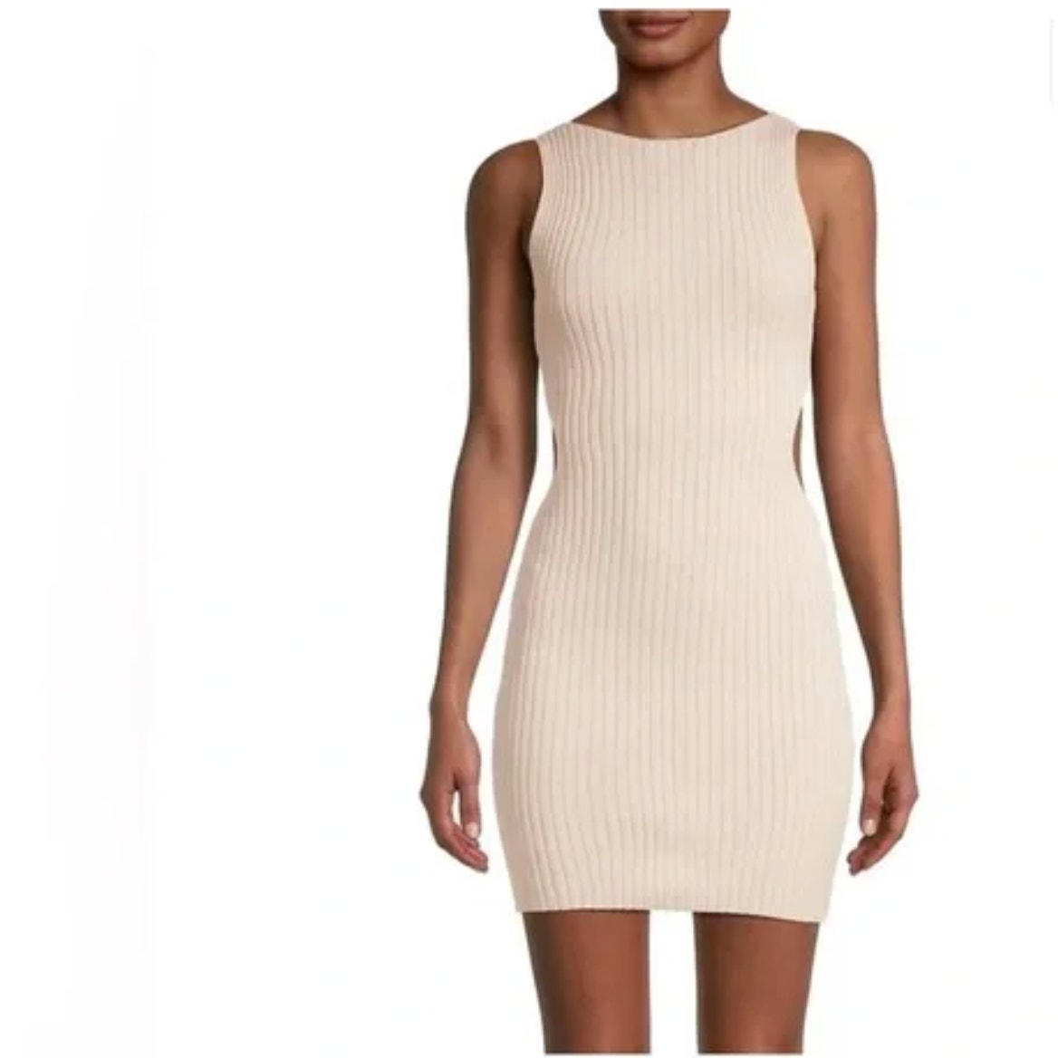 Amanda Uprichard Bec + Bridge Alexis Knit Mini Dress - Cream