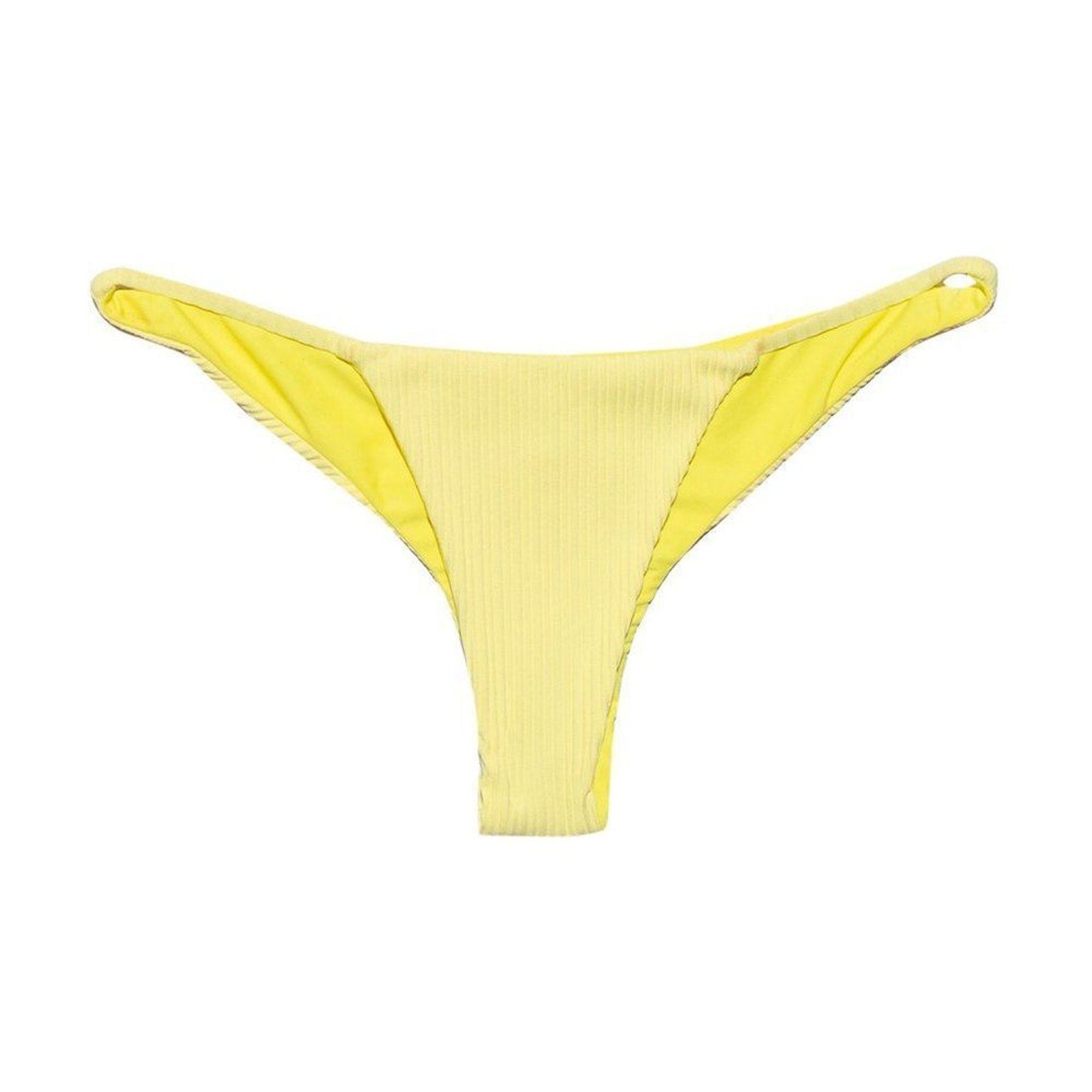 Beach Bunny Swimwear Jordan Tango Bikini Bottom - Lemon | Alternate view