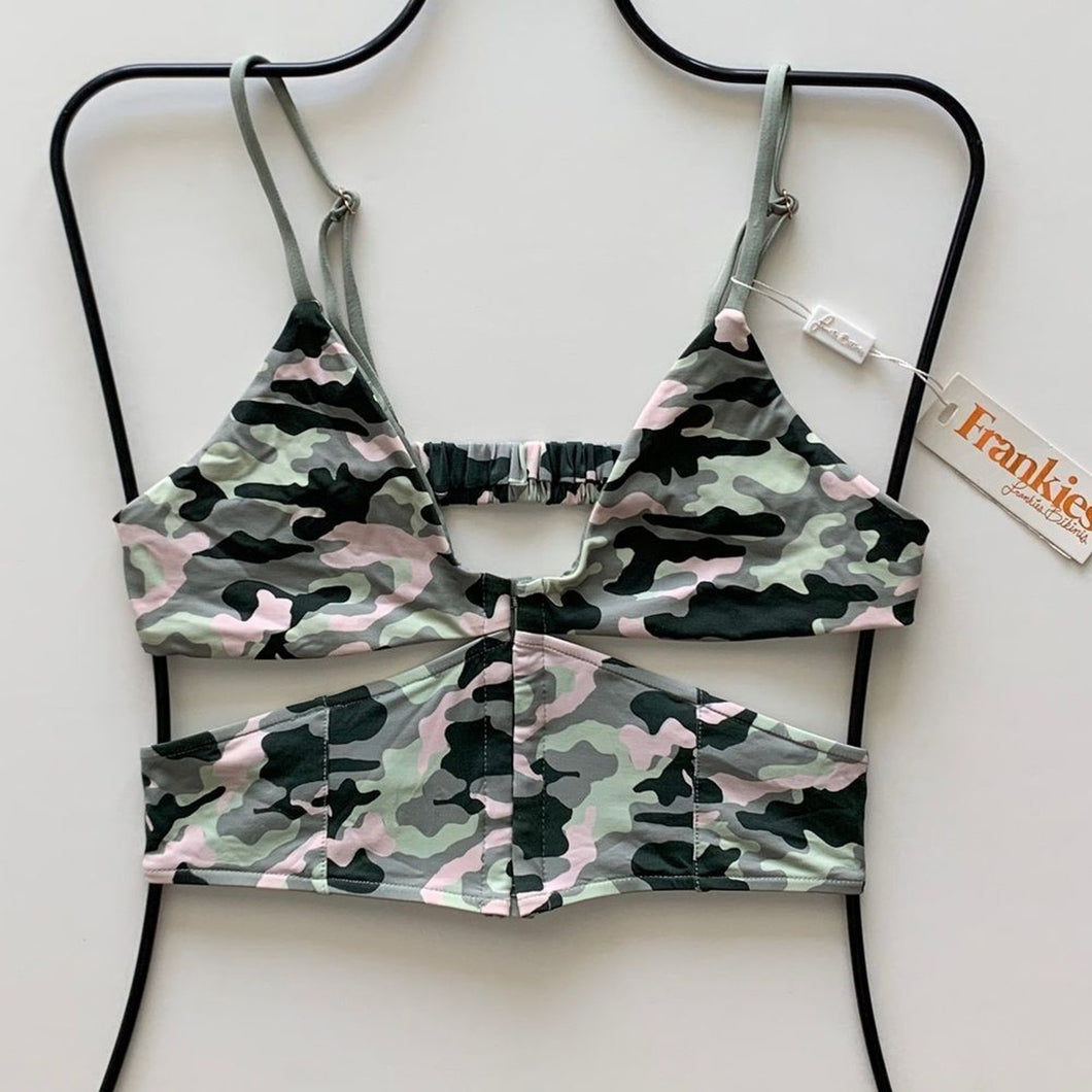 Frankie's Bikinis Frankie's Bikinis Camo FINN Corset Bikini Top – PerfectKini