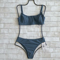 Roxy Ribbed Bikini Set | Front view