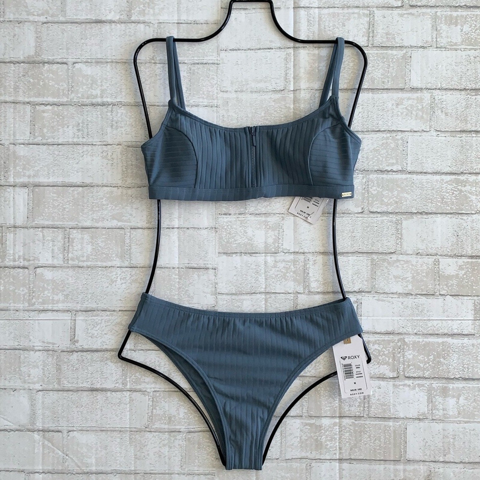 Roxy Ribbed Bikini Set