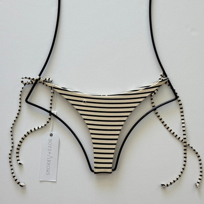 Boys + Arrows Raised Wrong Rita Bikini Bottom - 1938 Stripe | Alternate view