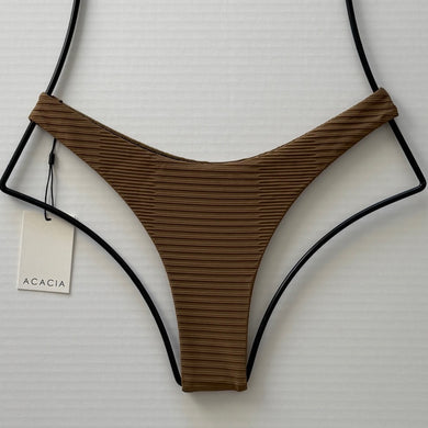acacia swimwear Acacia Swim OSLO Bikini Bottom - Bear Dual Ribbed - Minimal Coverage - Medium – PerfectKini