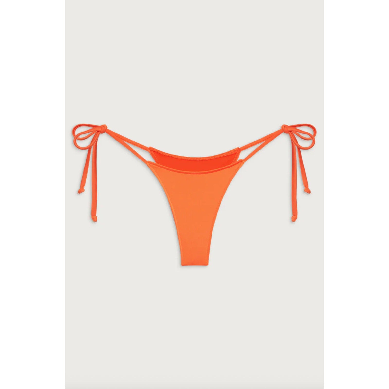 Frankies Bikinis Divine Shine Tie Bikini Bottom - Cuties | Alternate view