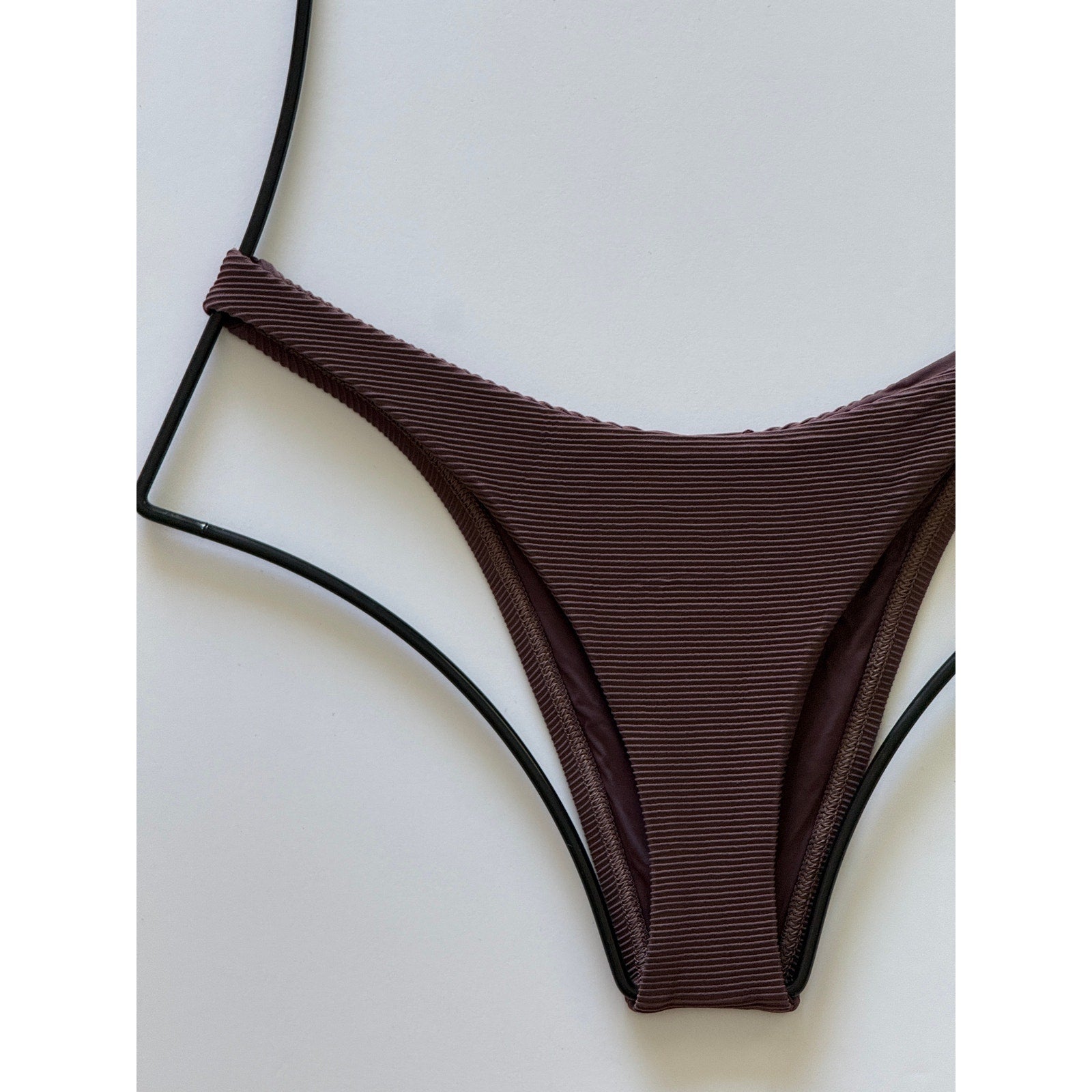 Vitamin A Swimwear California High Leg Bikini Bottom - Sultana BioRib | Back view