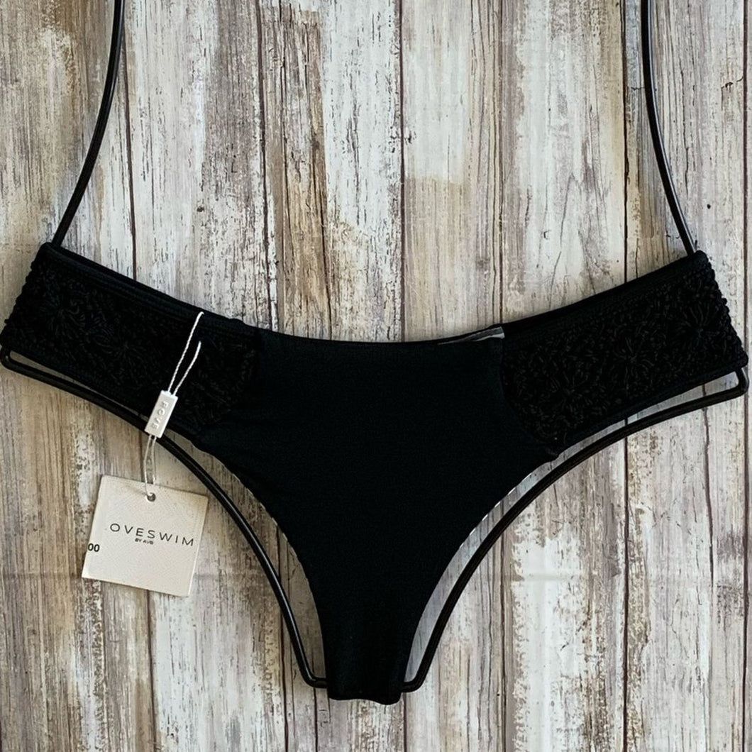 Rove Swimwear Rove Swimwear Black MIKALA Crochet Bikini Bottom – PerfectKini