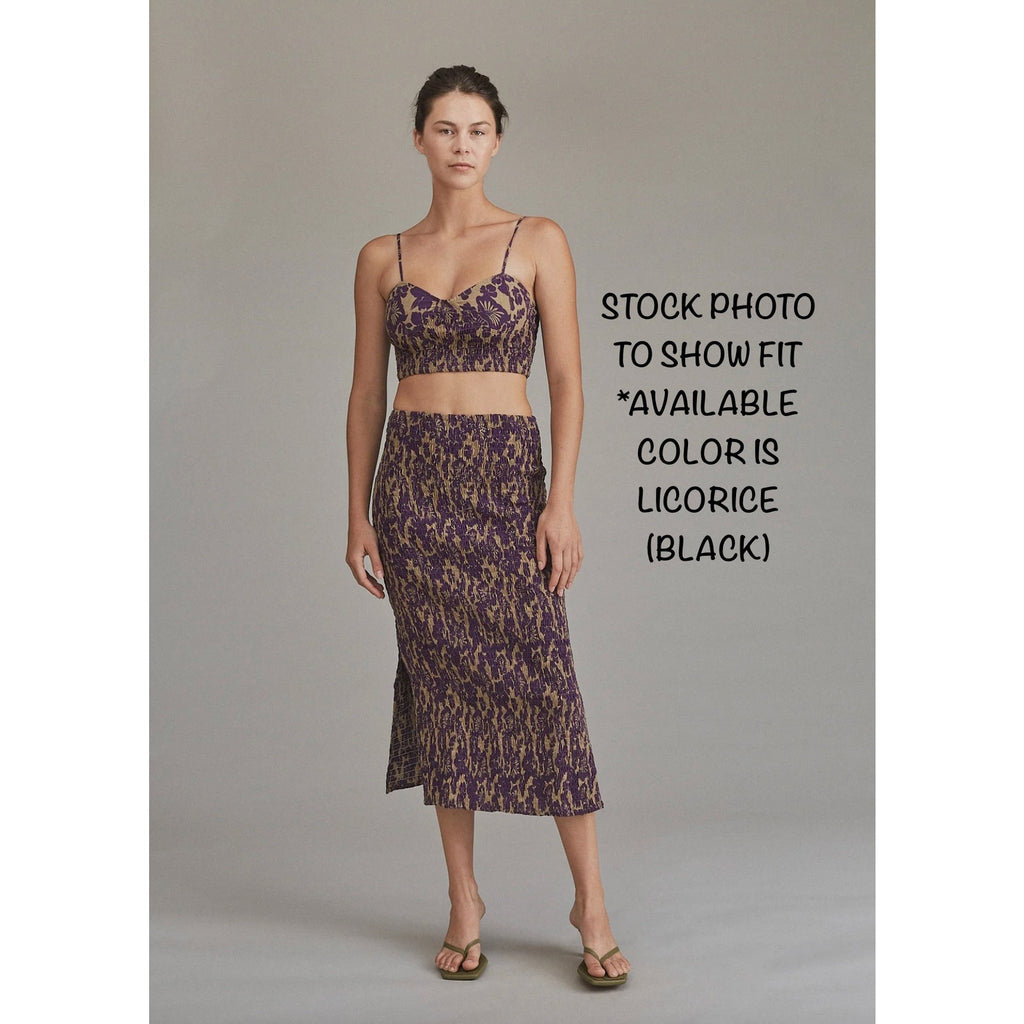 Acacia Swimwear Ravie Skirt - Licorice