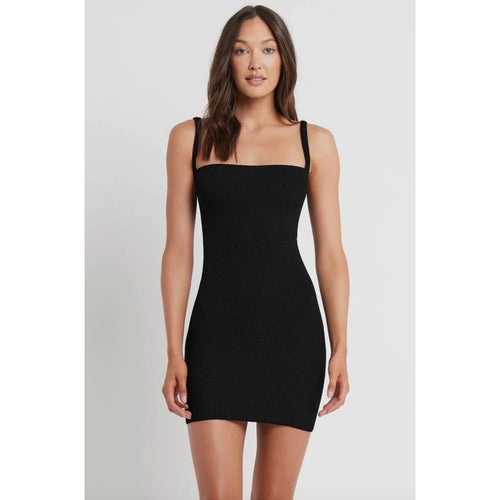 Bond-Eye Australia Bond - Eye Eco Drew Dress - Black | Front view