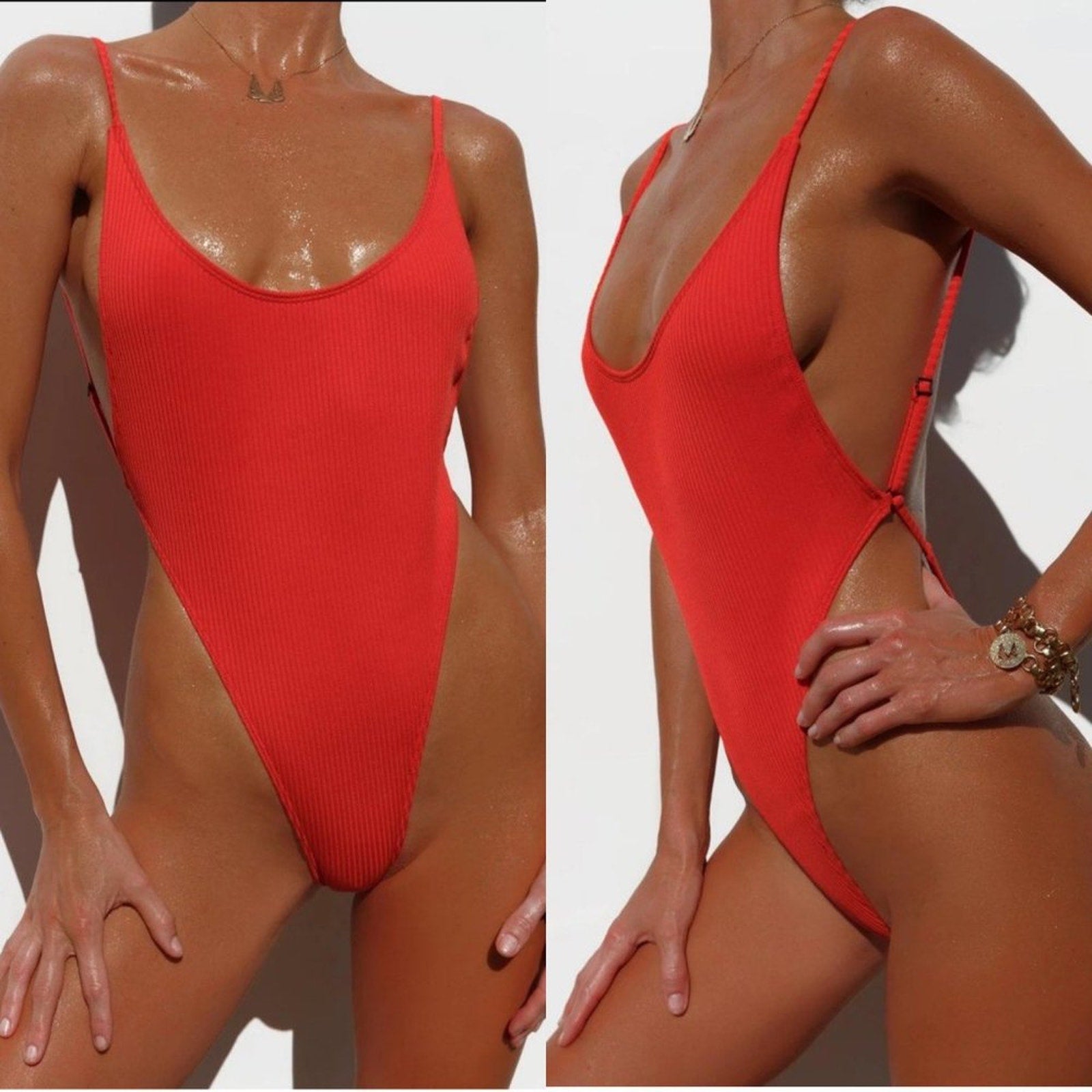 Minimale Animale Oasis Rib Thong One Piece
