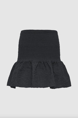 Acacia Swimwear Acacia Swimwear TOVE Skirt - Licorice - Smocked Organic Cotton - Size Large – PerfectKini
