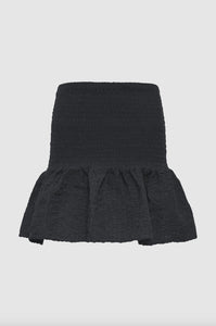 Acacia Swimwear Acacia Swimwear TOVE Skirt - Licorice - Smocked Organic Cotton - Size Large – PerfectKini