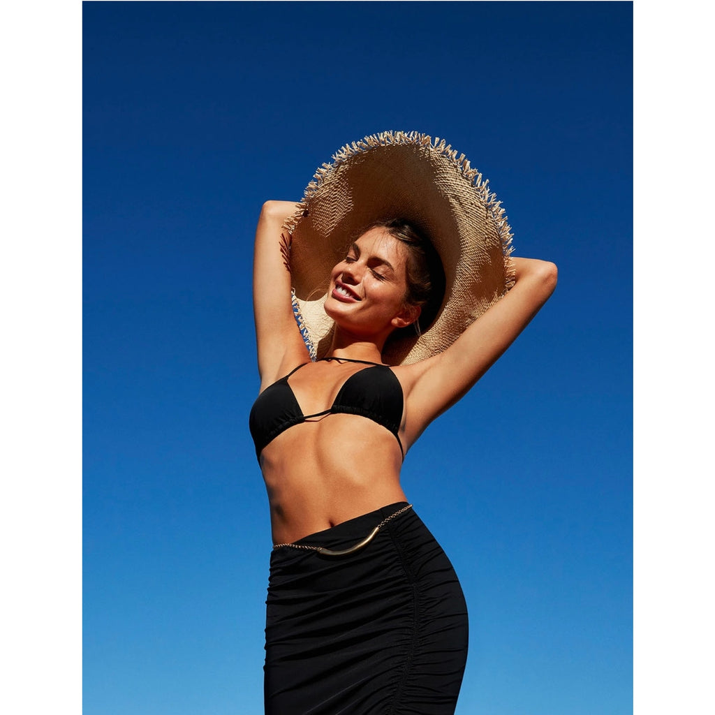 ViX Paula Hermanny ViX Swim Nara Parallel Tri Bikini Top in Black | Alternate view