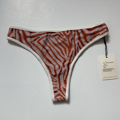 acacia swimwear Acacia FLYNN Piped Bikini Bottom - Sabi Brown - Cheeky, Minimal Coverage - Size Medium – PerfectKini