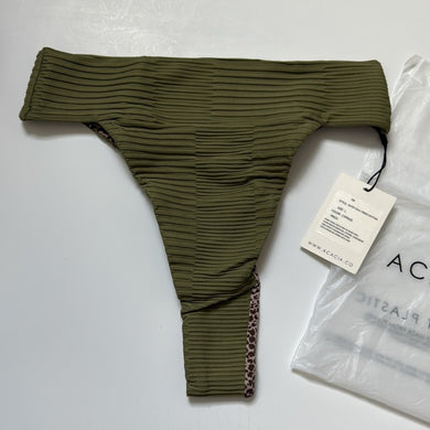 acacia swimwear Acacia Swim MATEO Bikini Bottom - Cypress - High Cut, Minimal Coverage - Size Large – PerfectKini