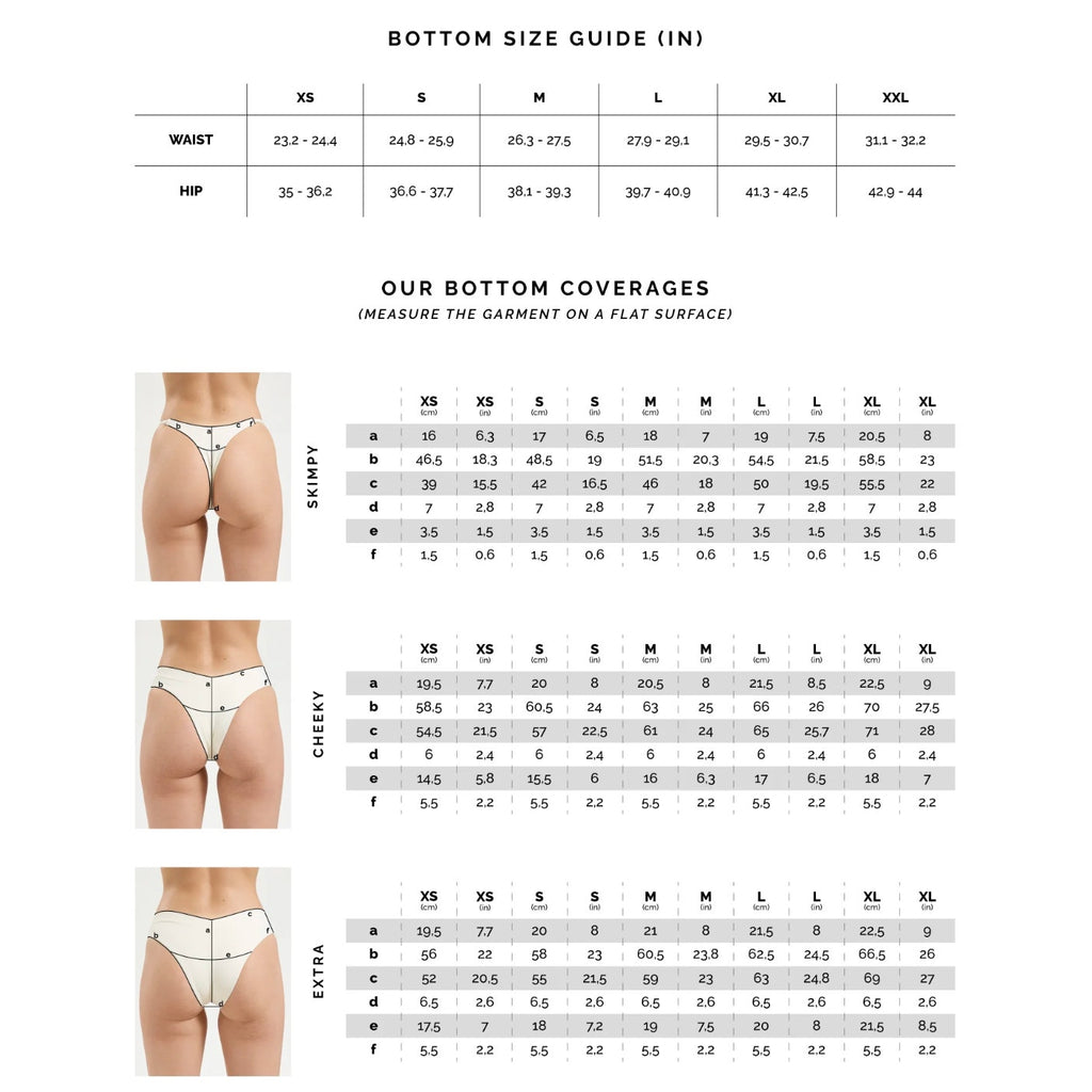 OneOne Swimwear Heidi Cheeky Bikini Bottom - Black Ribbed | Alternate view
