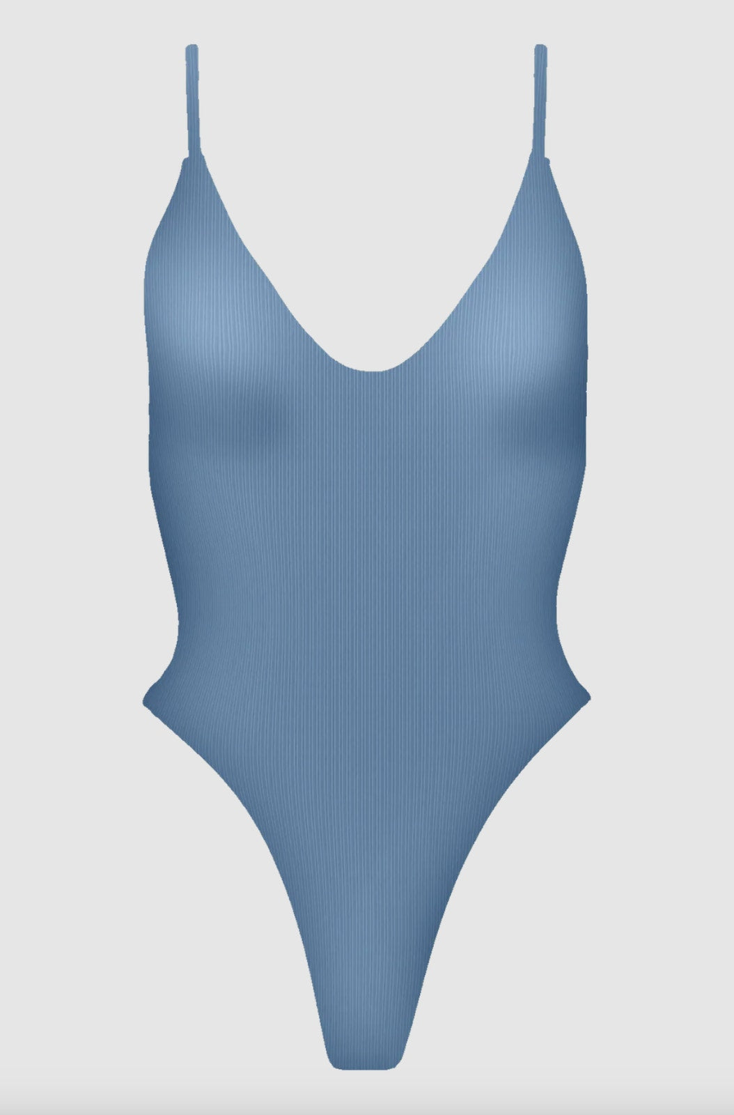 Acacia Swimwear Acacia Swimwear TAVIRA Ribbed One Piece - Skipper - Minimal Coverage - High Cut – PerfectKini